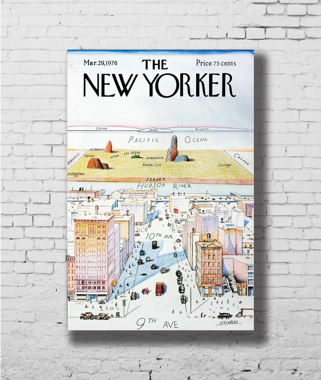 P2601 Art THE NEW YORKER 12x18 24x36 27x40 Poster Wall Canvas Print