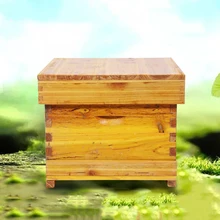 Пчелиный улей вареный воск гнездо коробка специальная плоская коробка полный набор инструментов для пчеловодства Стандартный ель пчелиный улей