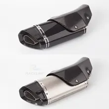 motorcycle muffler with the carbon fiber cover for R6 MT03 Z900 gsx150r cbr300r NC700 R6 exhaust r6 muffler universal exhaust motorcycle muffler with the carbon fiber cover for R6 MT03 Z900 gsx150r cbr300r NC700 R6 exhaust r6 muffler universal exhaust