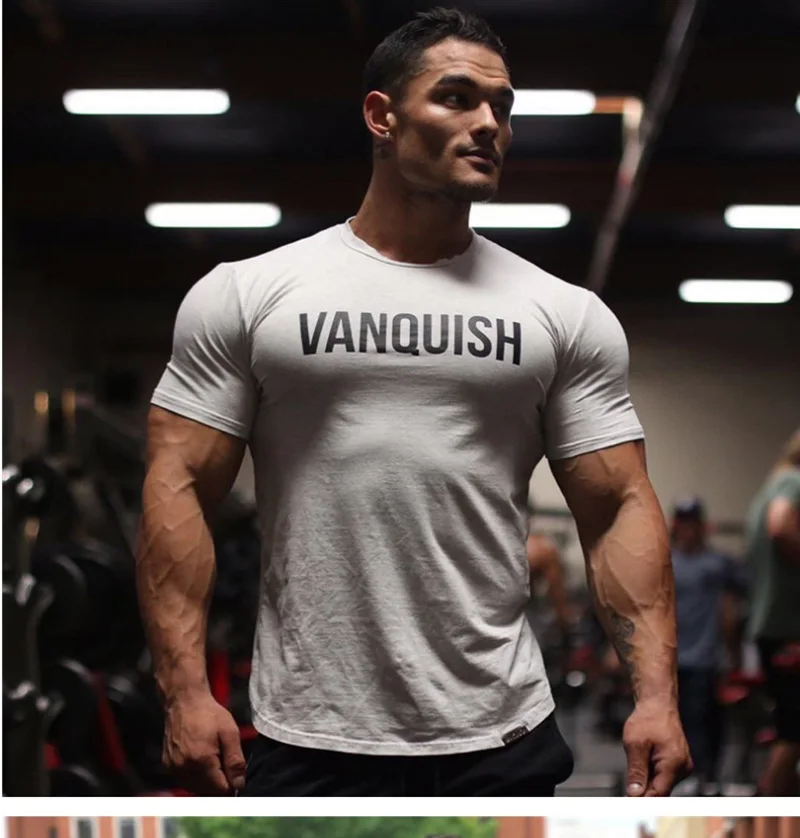 Leisure Gym T shirt Mannen Katoen 