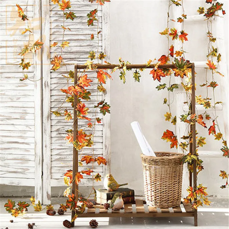 

9 Types 270cm Artificial Ivy Leaf Artificial Plants Green Garland Plants Vine Fake Foliage Home Decor Wedding Decor 7A0946