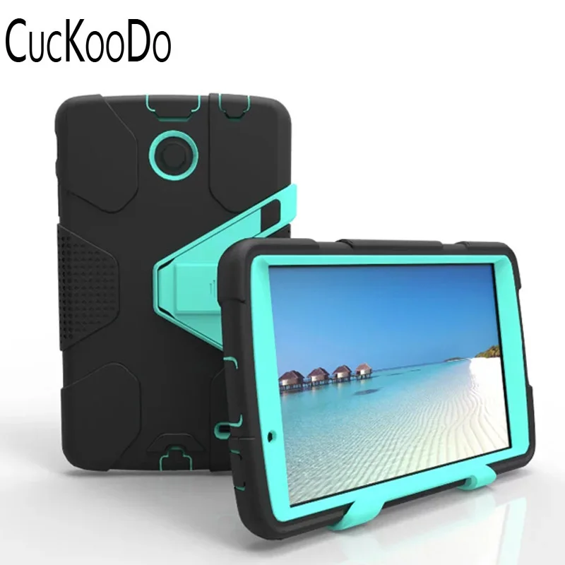 CucKooDo 3in1 Hybrid Impact Resistant Armor Defender Protection Cover for LG G PAD F 8.0 [V495