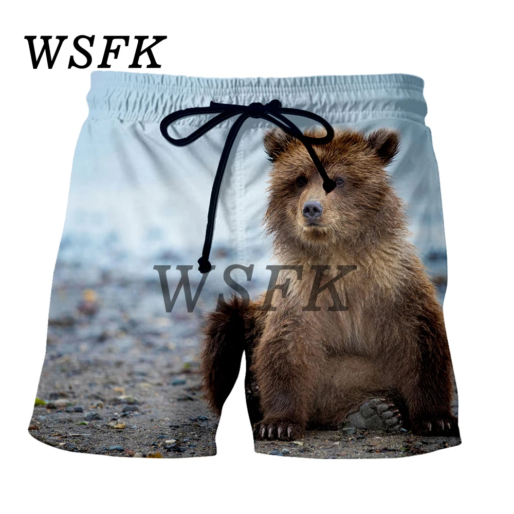 WSFK Men and Women Beach Shorts Polar Bear 3D Print Beach Pants Muliti Styles Loose Boardshort Cord Casual Shorts Sports Shorts WSFK Men and Women Beach Shorts Polar Bear 3D Print Beach Pants Muliti Styles Loose Boardshort Cord Casual Shorts Sports Shorts