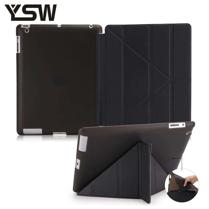 YSW чехол для Apple iPad Mini 1 2 3 задняя крышка Смарт сна/Пробуждение подставка обложка Ultra Slim дизайнер Tablet искусственная кожа shell