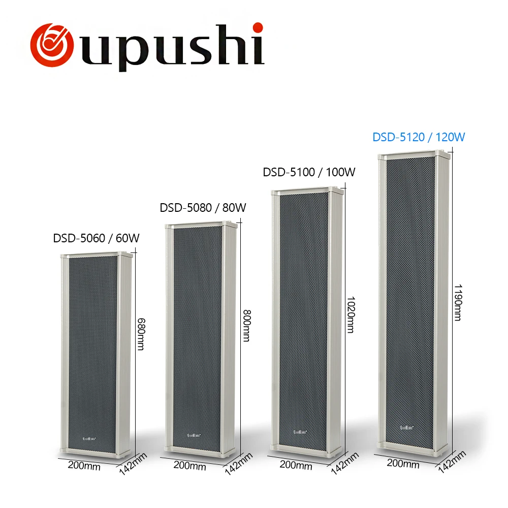 OUPUSHI DSD 5120 квадратный рекламный экран Grand Plaza наружная звуковая колонка школьная 120