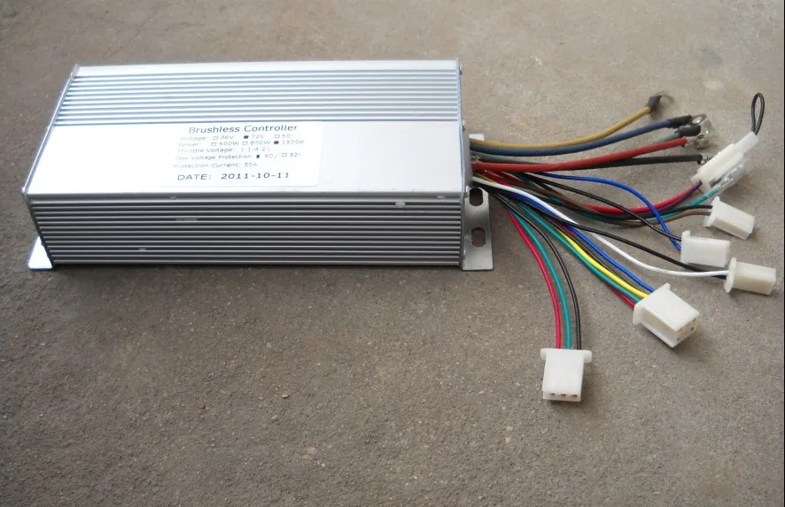 72V 1500W 50Amax BLDC motor speed controller 15FET IRFB4110 Mosfet 52V LVC brushless sensored&sensorless