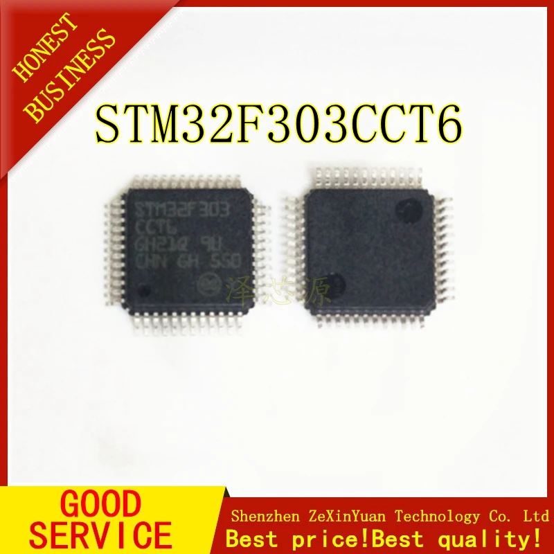 

5PCS STM32F303CCT6 STM32F303 CCT6 LQFP-48 32 bit microcontroller