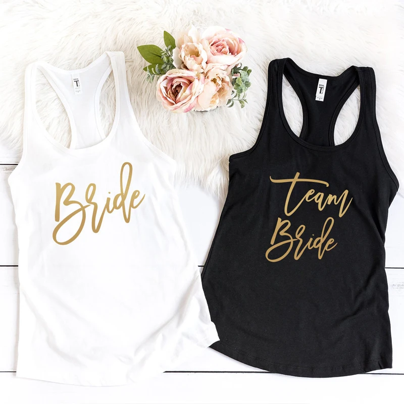 Bridesmaid Vest Tops 2025