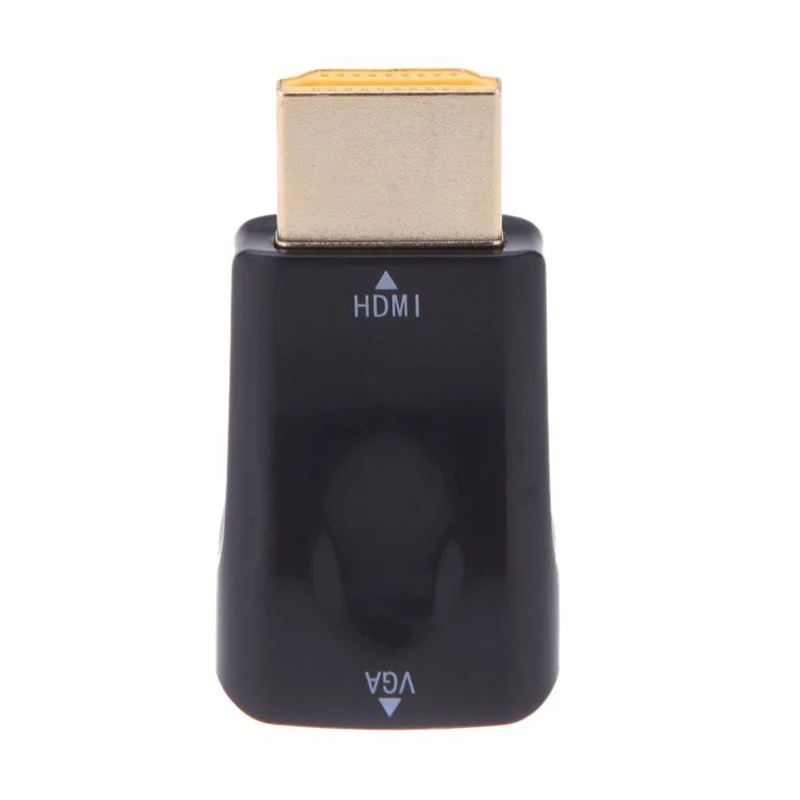 Top Deals Mini Portable High Definition (HD) HDMI Male to VGA Female Video Converter Adapter for HDTV DVD Projector Monitor | Электроника