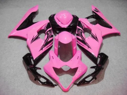 Набор обтекателей литья под давлением для GSXR1000 05 06 GSXR 1000 K5 2005 2006 ABS розовый черный