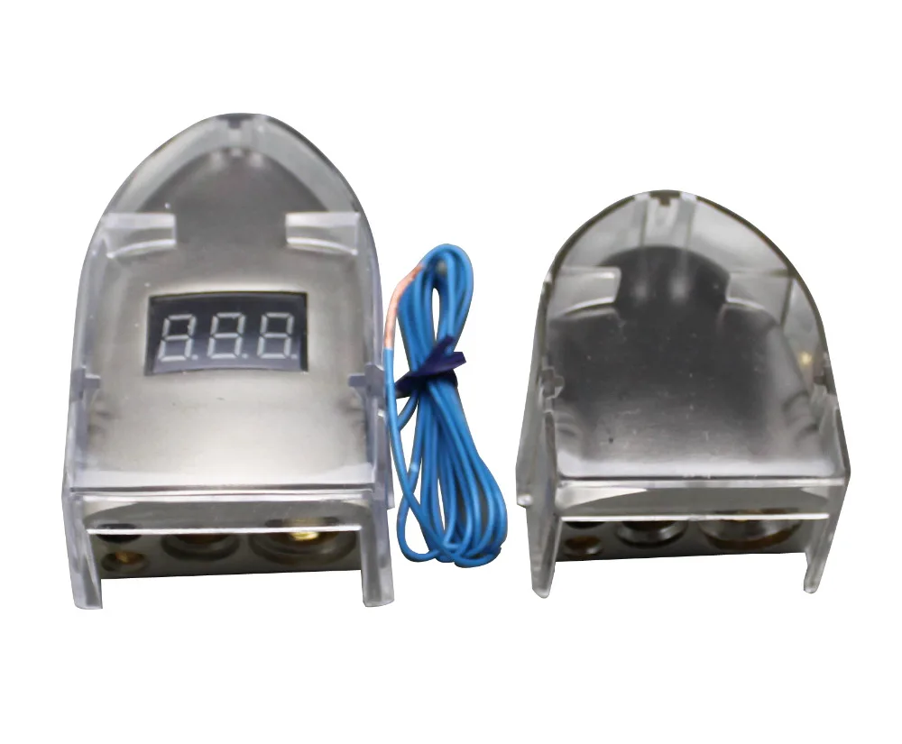 12V Car digital display Positive Neg 0/8 Gauge AWG Car Battery Terminal SKBT 023N+SKBT 035Nin