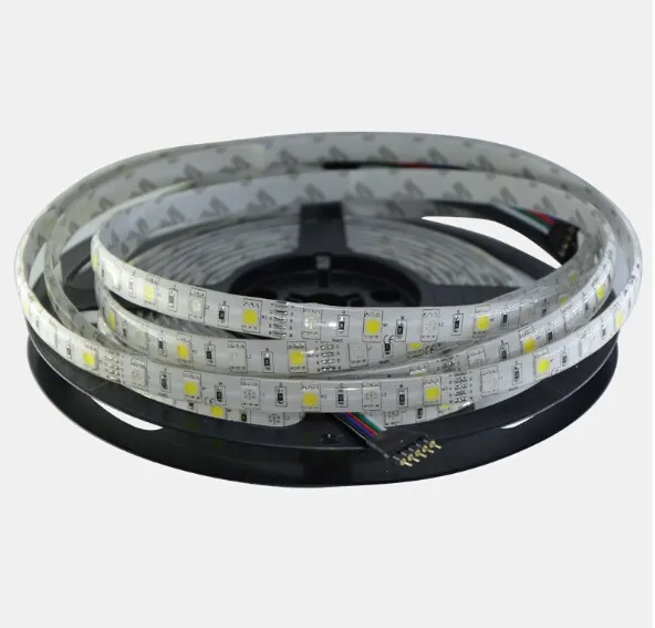 Rgbw из светодиодов полосы света водонепроницаемый DC12V SMD 5050 5 м / roll IP65 60 светод. / м 300 светод. / roll из светодиодов rgbw гибкая бар свет для