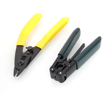 

2 in 1 FTTH Fiber Tool Kit CFS-3 three-port Miller pliers optical fiber stripping+Peeling pliers for cable stripper