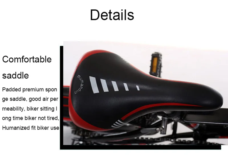 Discount 18-Inch Mountain Bike For Children Single-Speed Mountain Bike V Brake Bike 6