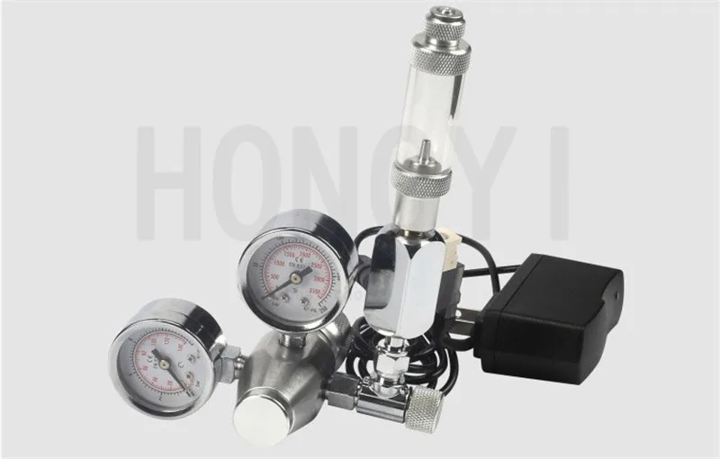 

WYIN 1 piece aquarium new solenoid valve CO2 magnetic valve electromagnetic 110v 220v single head double head 6 colors