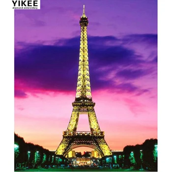 

diamond painting cross stitch,"eiffel tower",3d embroidery,mosaic pictures,diamond painting Paris H240
