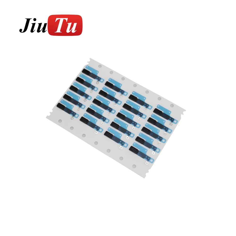 For iPhone 7 7Plus 100pcslot Earpiece Ear Speaker Self Adhesive Anti Dust Screen Grill Mesh with Rubber Gasket Replacement Part (2)