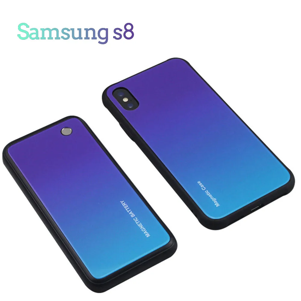 Jinxingcheng Батарея чехол для samsung Note 9 5000 мА-ч, Мощное зарядное устройство Крышка для samsung S9/S9 большие рамки для samsung S8/S8 плюс - Цвет: for Samsung s8