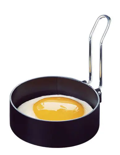 Supreme Set of 2 Egg Ring Round Metal Stainless Steel NonStick Form Mold Breakfast Sandwich(00236)