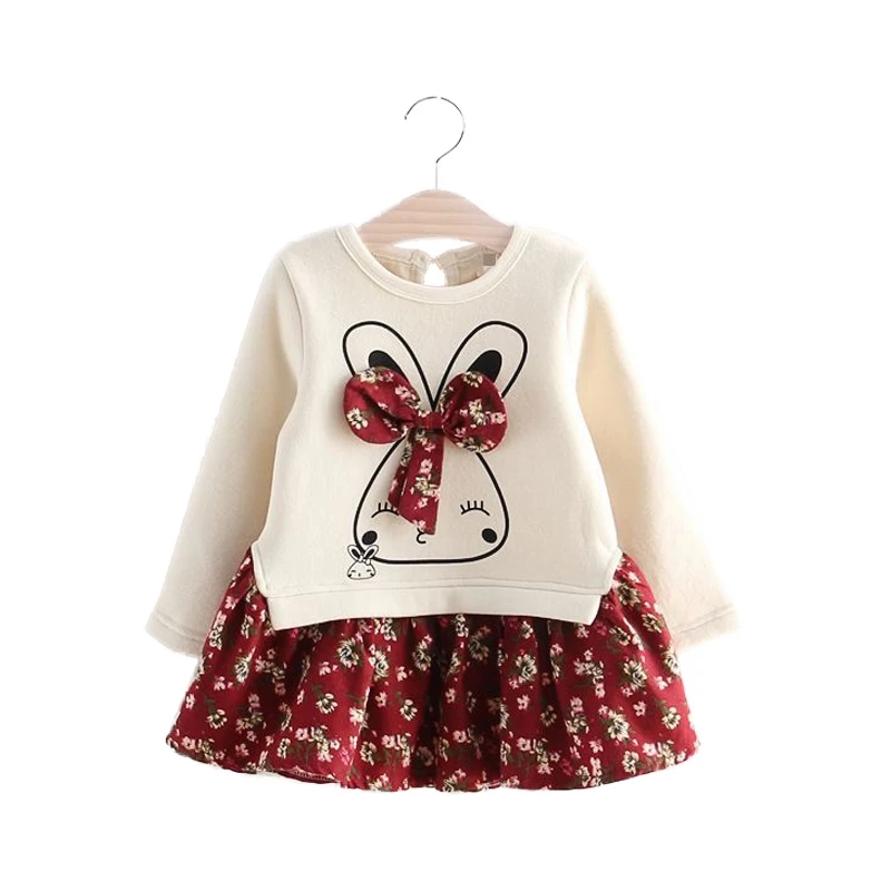 Enfants-V-tements-Mignon-Lapin-Imprim-Couture-Robe-Filles-Manches-Longues-Chaleur-paississement-Automne-Hiver-B (1)