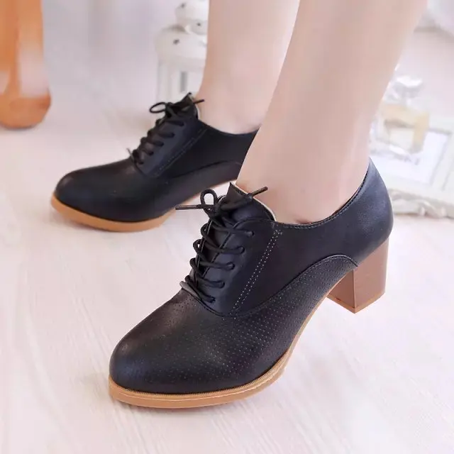 

British style Women Pumps Elegant New Design High Heels Shoes Pointed Toe Woman Party Shoes