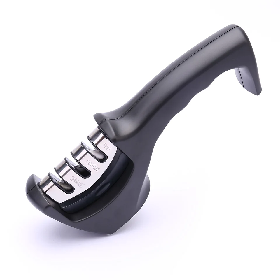 

Professional Knife Sharpener 3 Stages Tungsten Steel King Kong Ceramics Diamond Stones For Sharpening knive Kitchen Accessories