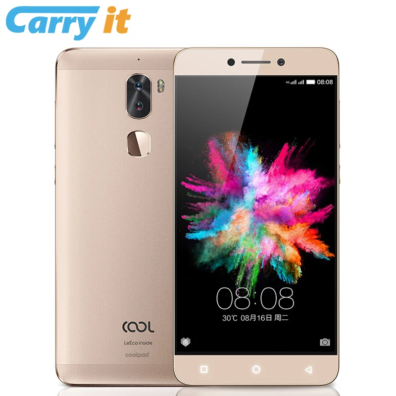 Оригинальный Coolpad cool1 двойной c106-7 3G 32 г 5.5 'ɿHD Snapdragon 652 Octa core 4060 мАч отпечатков