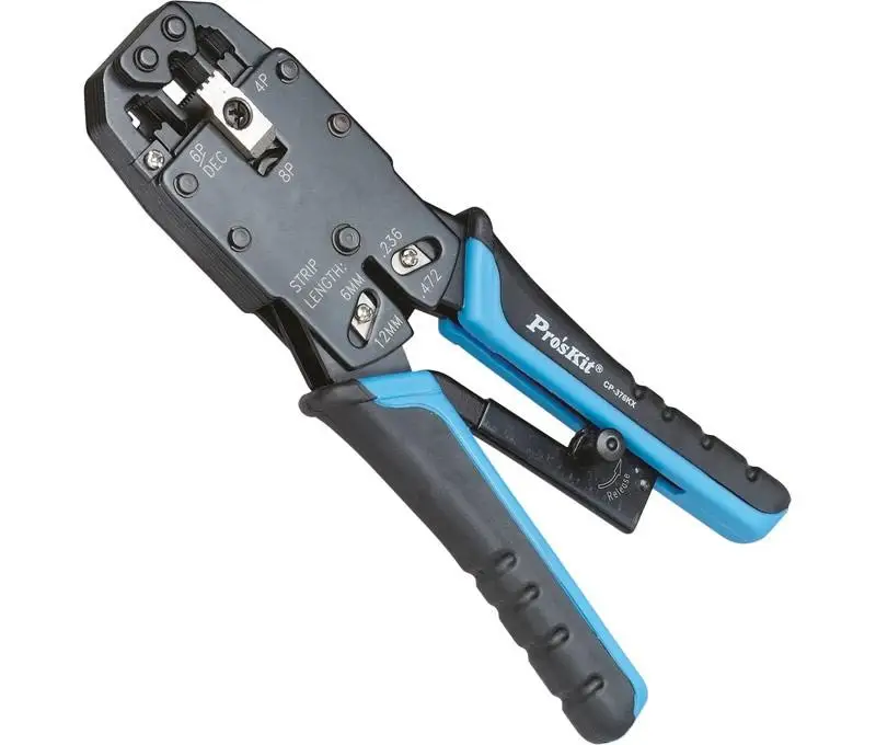 Crimpadora для разъемов RJ11 RJ12 RJ22 и RJ45 CP376KX Proskit