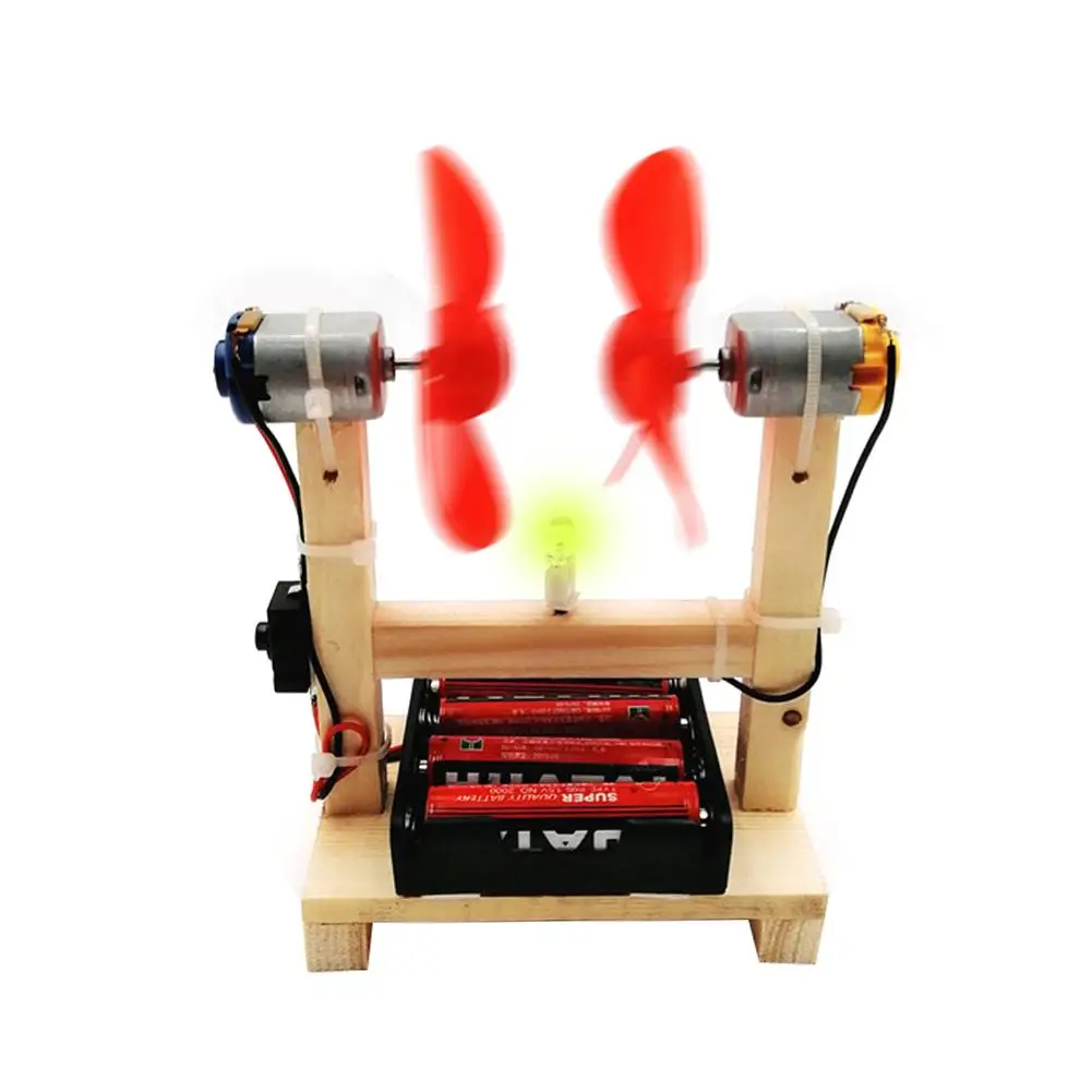 

DIY Intelligence Education Student Science Experiment Toy Simulated engine Study Toy Small Wind Power System Micro Generator