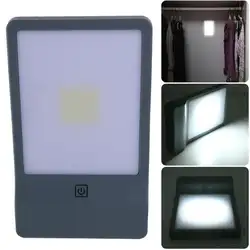 COB светодио дный светодиодный сенсорный переключатель Ночной свет питание светодио дный от аккумулятора сенсорный светодиодный свет USB Luz