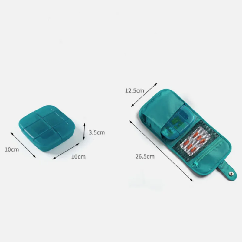 Держатель для лекарств, органайзер для таблеток, коробка для лекарств на открытом воздухе, медицинская коробка для таблеток, чехол для таблеток, медицинский контейнер для таблеток, пустой портативный контейнер