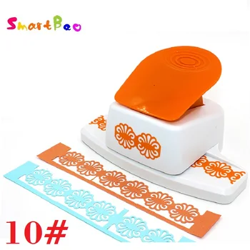 

Large Border Punch Flower Knot Embossing Machines Perfect for Handmade Cards; Craft Height about: 4cm/ 1.57inch