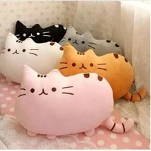 Мультфильм Мягкие Pusheen Кошка Форма Подушки Плюшевые Игрушки Хэллоуин Черные Кошки 40*30 см Чучело Плюшевые Игрушки Подарок для Детей Подушка
