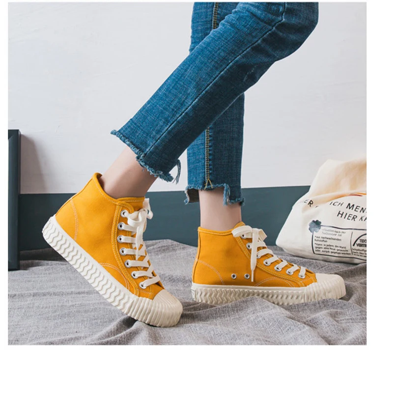 

TANGNEST Canvas Shoes Women 2019 Casual Working Sneakers Solid Loafers Comfortable Female Leisure Creepers 3 Colors XWF696