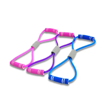 

8-Shaped Rally Yoga Gel Fitness Resistance 8 Word Chest Dilator Rope Exercise Muscle Fitness Rubber Elastic Band Exercise