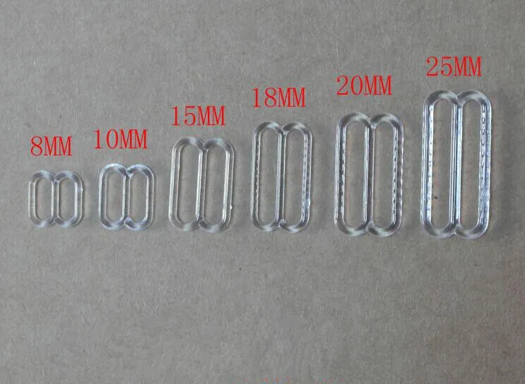 

2018 Time-limited Promotion Belt Buckles Buckle Bra Clasp Rings Slides 08 Transparent Paper Chest 100sets(100rings+100slides)