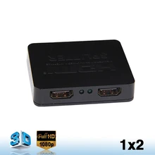 HDMI сплиттер 1 в 2 Выход 1080 P 1x2 HDMI 1 к 2 HDMI дистрибьютор Поддержка full HD 3D DVD xbox 360