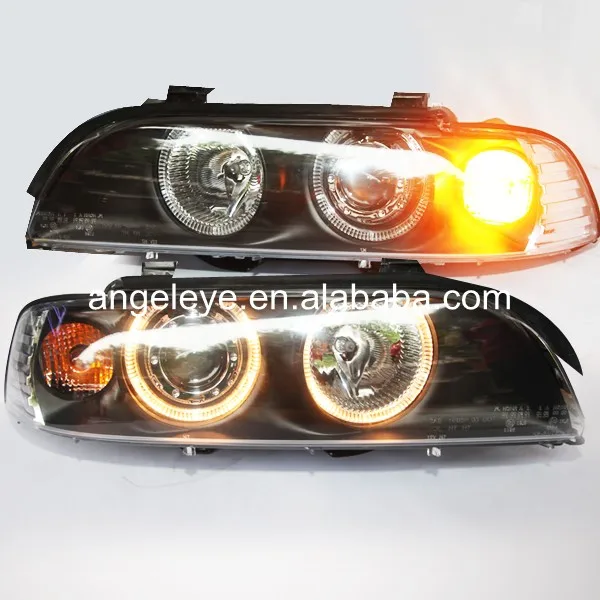 Для BMW для E39 Головной фонарь светодиодный ангельские глазки 1995 03 год LF|for bmw|angel