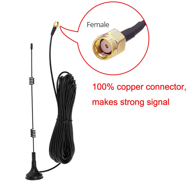 Женский Удлинительный кабель антенна wifi 3 м для работы с беспроводными камерами