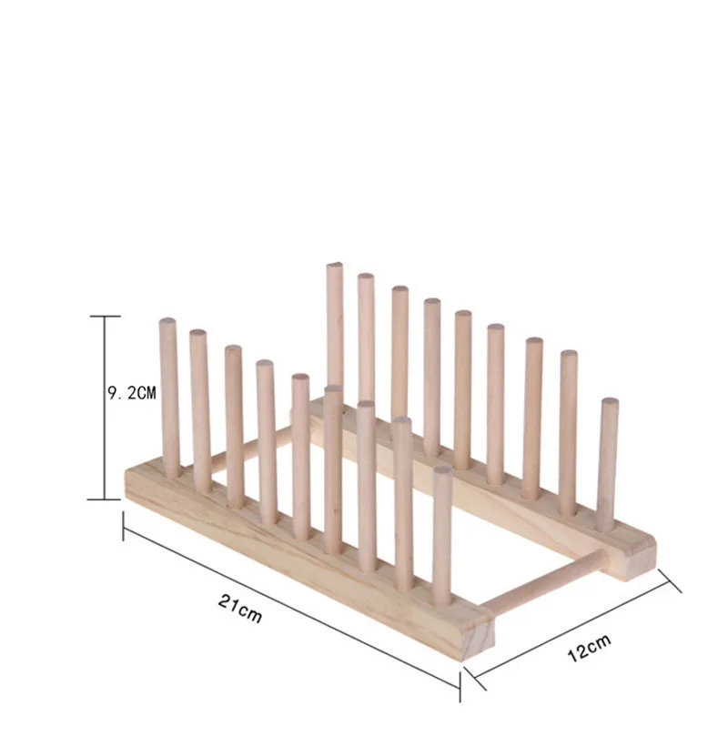 Новая деревянная тарелка дренажный стеллаж для горшков крышка блюдо чаша держатель для стакана витрина книжная полка для хранения кухонный Органайзер
