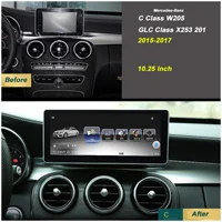 Автомобильный радиоэкран для Mercedes Ben z C CLASS W204 GLC W205 2008 до 4G ram 64G rom - Цвет: 15-18