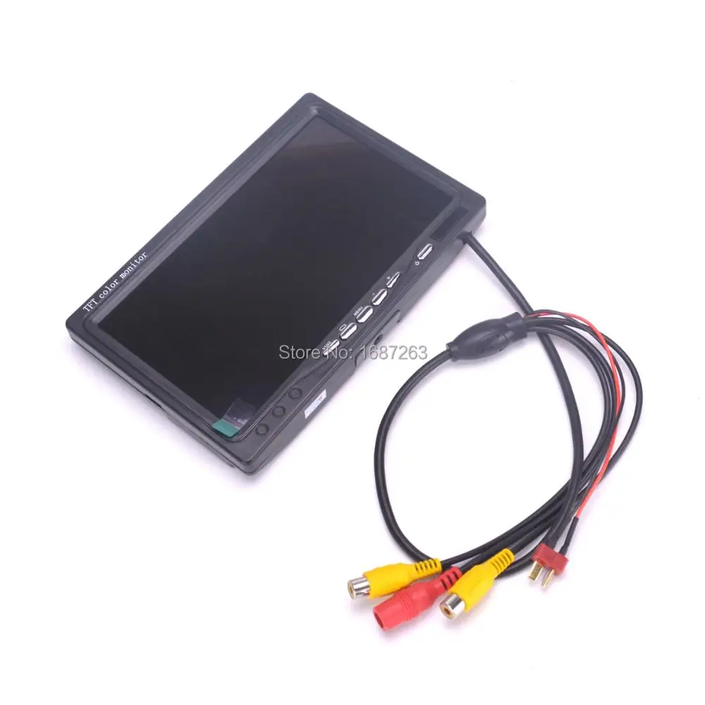 NO blue 7 FPV LCD Color 1024 x 600 FPV Monitor Video Screen 7 inch (10)