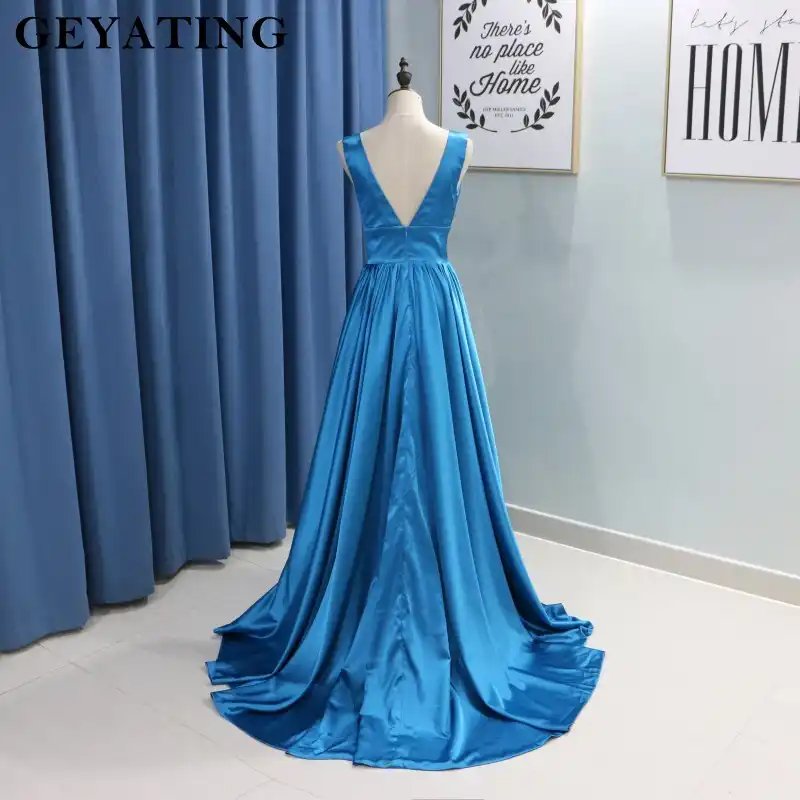 teal mermaid bridesmaid dresses