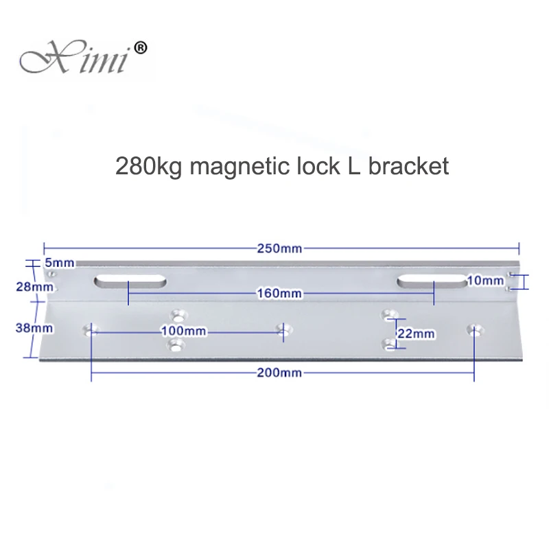 Кронштейн ZL для 280 кг EM замок, электромагнитный замок хорошего качества ZL Кронштейн для системы контроля доступа EM замок 280 кг ZL кронштейн