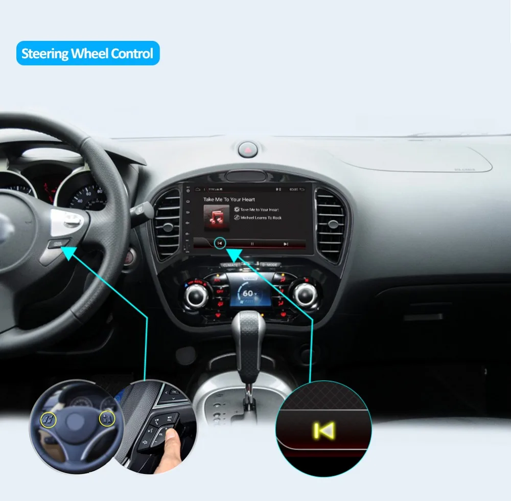 Flash Deal Bosion For nissan juke 2012 Android 9.0 Car GPS Radio Player for 2 din Universal with core Core Auto Stereo Multimedia Headunit 12