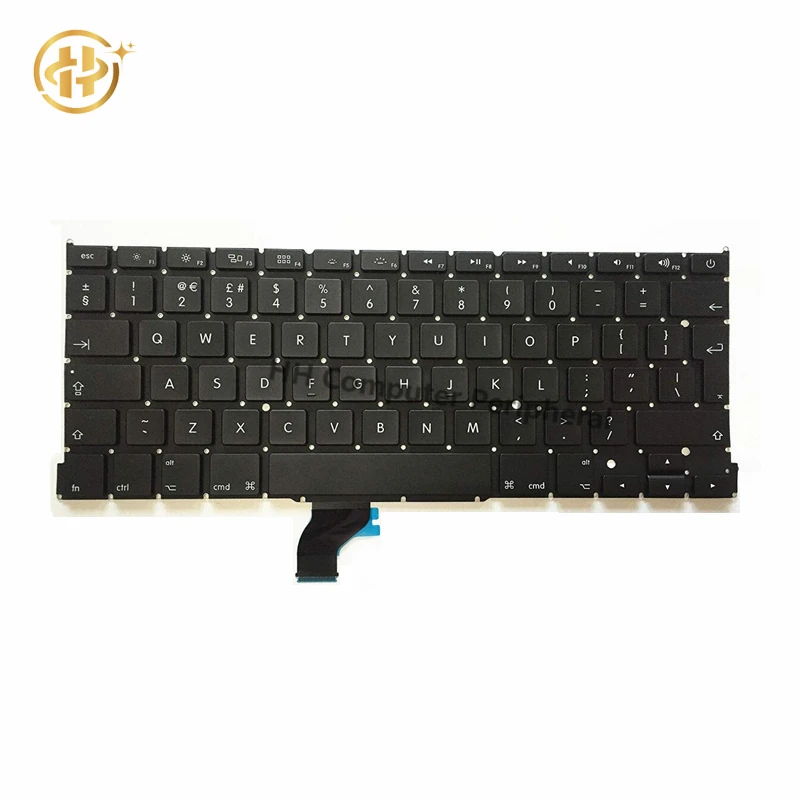 

5pcs/lot Original New A1502 UK Laptop Keyboard For Apple Macbook Pro 13'' Retina A1502 Keyboard UK layout 2013 2014 2015 Year
