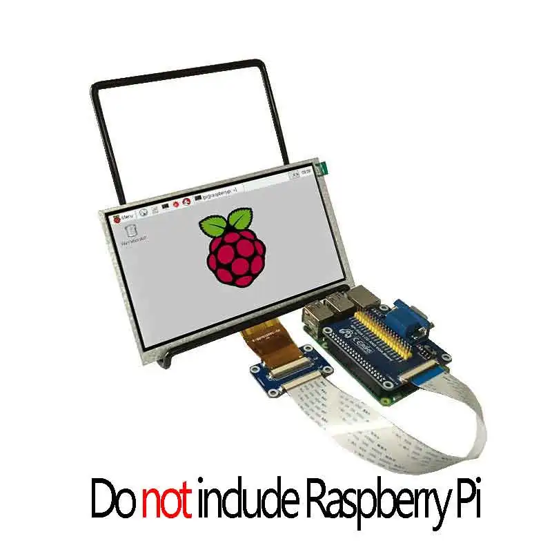 7 дюймовый ЖК дисплей Raspberry Pi 1024x600 и разъем VGA драйвер DPI|Демонстрационные стенды| |