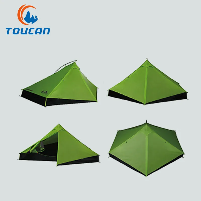 TOUCAN outdoor ultra light hiking tent outdoor double windproof ...