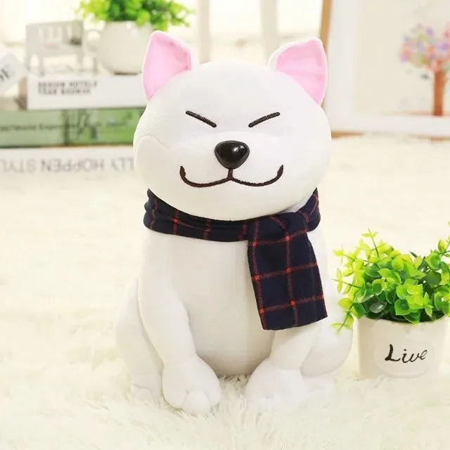 Kawaii Scarf Shiba Dog Plush Toy 3