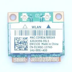 Беспроводной dw1530 P/N 1 jkgc bcm943228hm4l 300 Мбит/с 802.11 a/G/N Mini pci-e WLAN для dell Inspiron 1320 11Z 1370 ноутбук 1450 1457